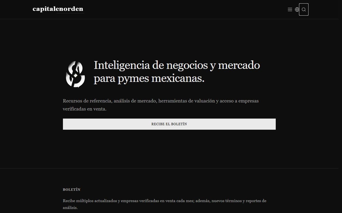 Captura real del sistema digital de Capital en Orden, mostrando autoridad + diagnóstico.