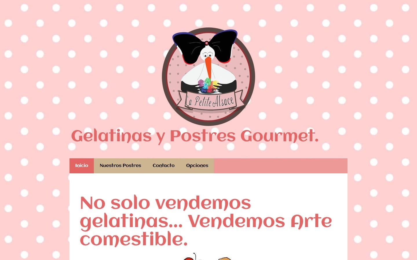 Captura real del sistema digital de Gelatinas y Postres, mostrando catálogo + operación.